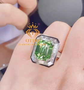 Nhẫn Tourmaline 12.3 Carat Đá Quý Thiên Nhiên - NDQ12.3