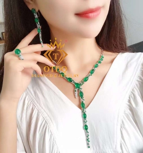 Set Trang Sức Ngọc Lục Bảo Emerald Đẳng Cấp 