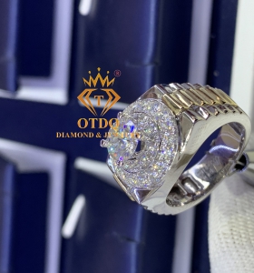 Nhẫn Kim Cương Rolex 6.3li Vàng 14k - N111