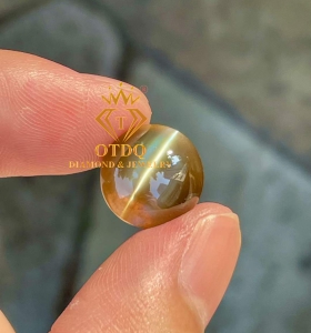 Ngọc Mắt Mèo - Chrysoberyl Cat's Eye 13.69 Carat Quý Hiếm 