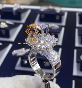 Nhẫn Kim Cương 7.2li Luxury, Vàng 14k - N112