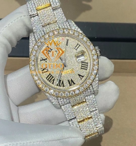 ĐỒNG HỒ ROLEX DATEJUST SERIES M126334-0001 - MOISSANITE USA 