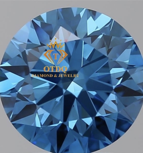 KC Xanh Blue 3.21 Carat ( 9.3ly ) Fancy Vivid Blue - IGI 