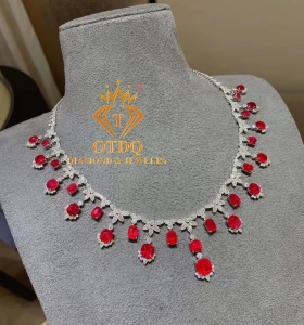 Dây Cổ Ruby 30 Carat - Diamond Luxury Đá Quý Thiên Nhiên 