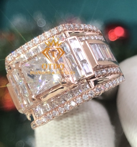 Nhẫn Kim Cương Vuông 1.5 Carat Princess cut 
