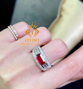 Nhẫn Ruby Mozambique 1.14 Carat ( no heat ) 