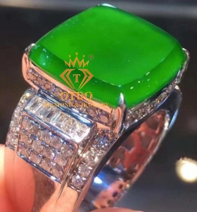 Thượng Phẩm Nhẫn Nam Jadeite Type A Myanmar