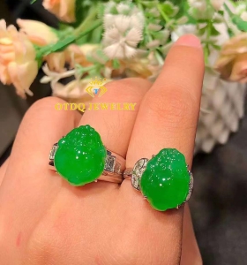 Nhẫn Ngọc Phỉ Thuý Jadeite Type A 