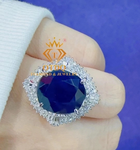 Nhẫn Sapphire 9.5 Carat Royal Blue Srilanka 