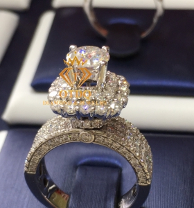 NHẪN NỮ MOISSANITE 6.3li - N113