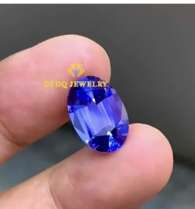 VIVID BLUE TANZANITE 6.58 Carat