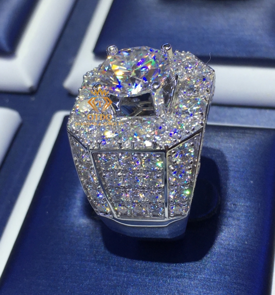 NHẪN KIM CƯƠNG 10li, VÀNG 14k - LUXURY N188