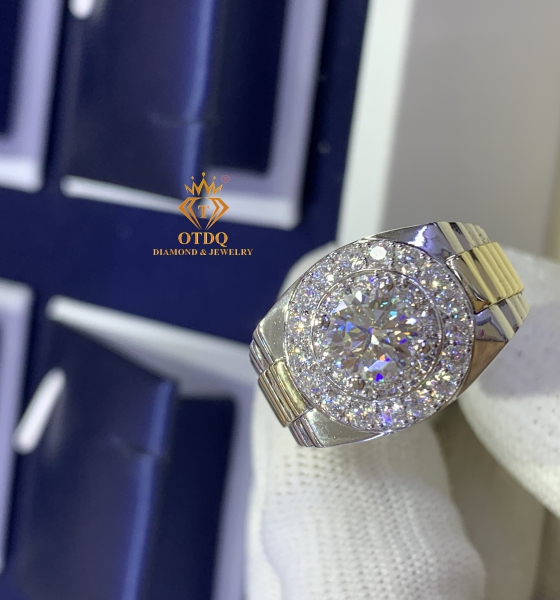 Nhẫn Kim Cương Rolex 6.3li Vàng 14k - N111