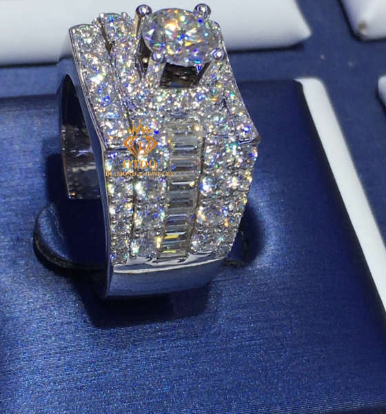 NHẪN NAM MOISSANITE 6.3li LUXURY -  N925