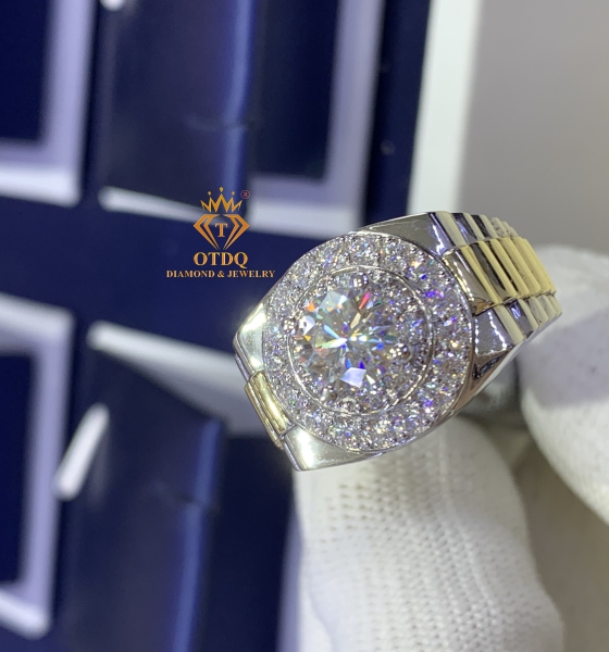 Nhẫn Kim Cương Rolex 6.3li Vàng 14k - N111