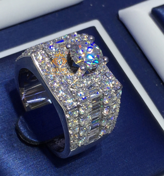 NHẪN NAM MOISSANITE 6.3li LUXURY -  N925