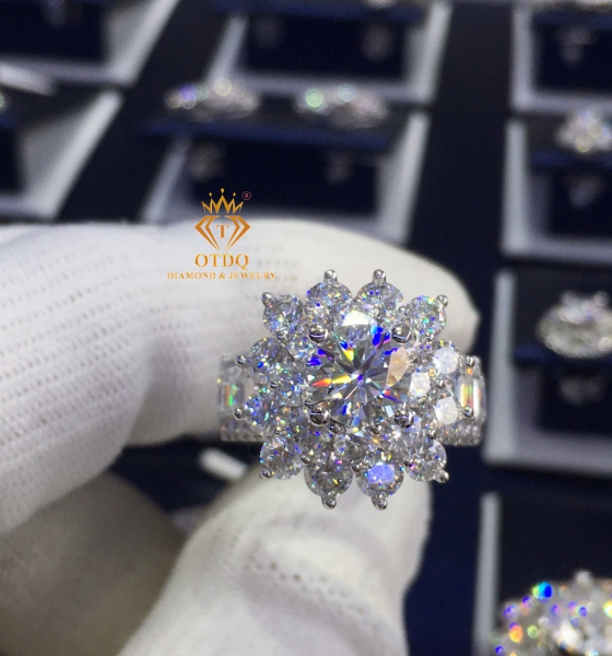 Nhẫn Kim Cương 7.2li Luxury, Vàng 14k - N112