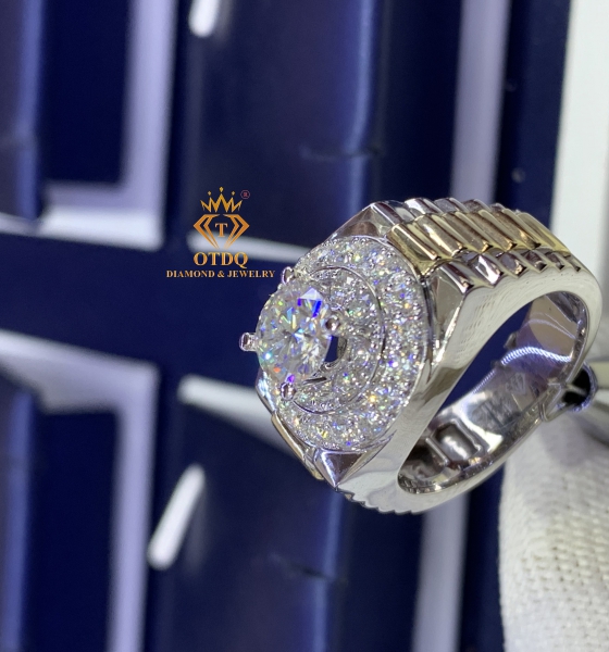 Nhẫn Kim Cương Rolex 6.3li Vàng 14k - N111