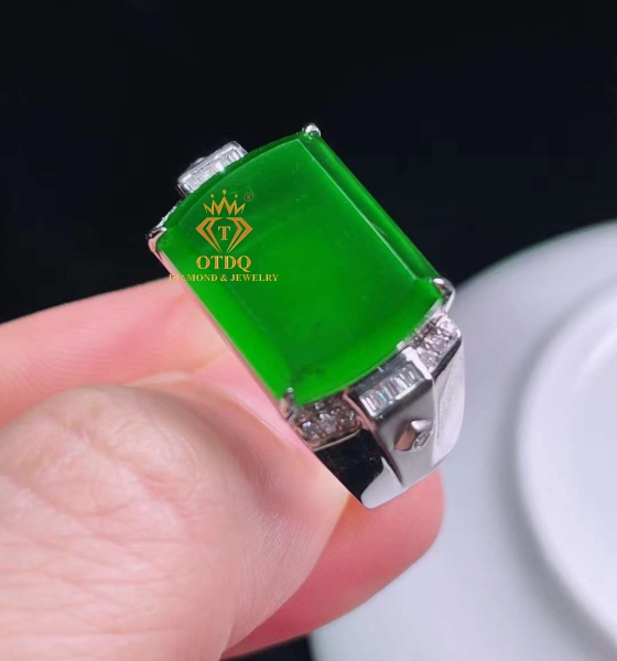 Nhẫn Nam Ngọc Phỉ Thuý Jadeite Type A 