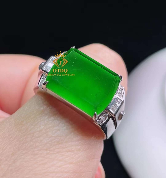 Nhẫn Nam Ngọc Phỉ Thuý Jadeite Type A 