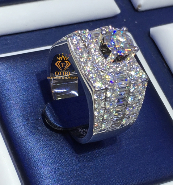 NHẪN NAM MOISSANITE 6.3li LUXURY -  N925