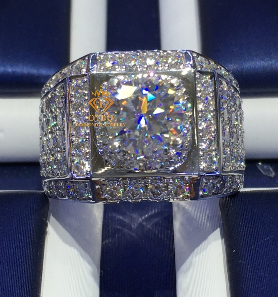 NHẪN NAM MOISSANITE 6.3li LUXURY -  N925