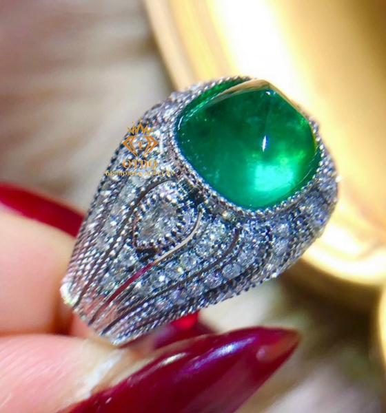 Nhẫn Emerald Colombia 2.25 Carat - Vivid Green