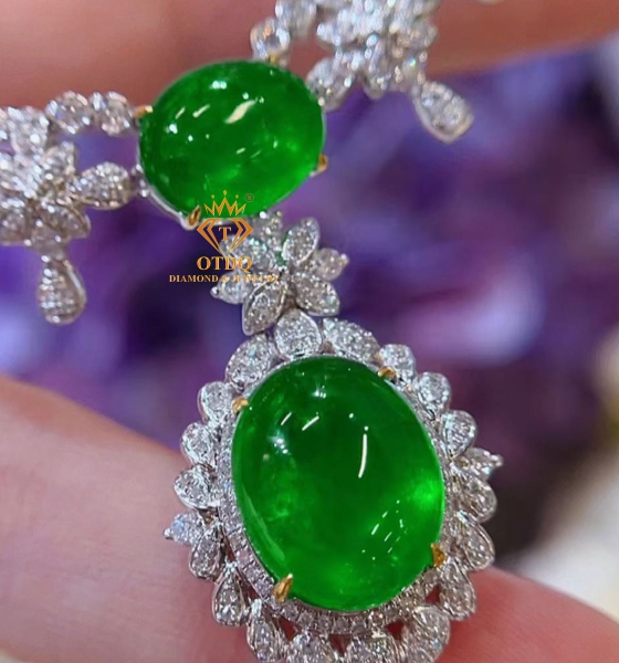 Dây Cổ Ngọc Lục Bảo Emerald 