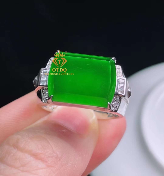 Nhẫn Nam Ngọc Phỉ Thuý Jadeite Type A 