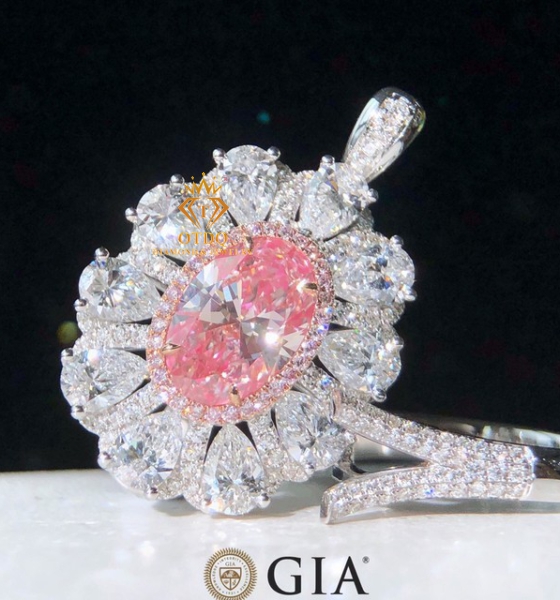 GIA - Fancy Brown Pink 2.01ct Diamonds 