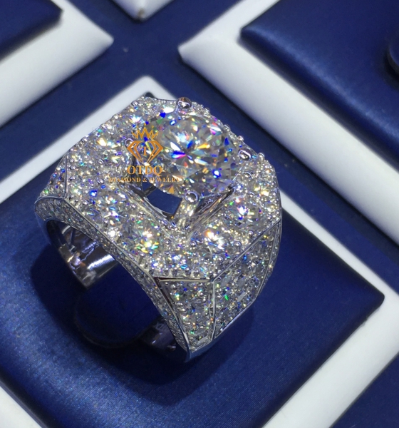 NHẪN KIM CƯƠNG 10li, VÀNG 14k - LUXURY N188
