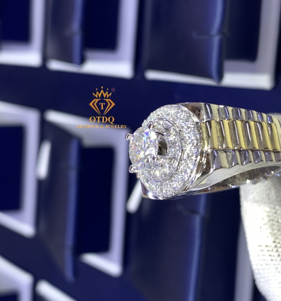 Nhẫn Kim Cương Rolex 6.3li Vàng 14k - N111