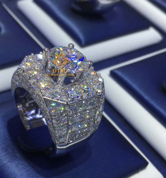 NHẪN KIM CƯƠNG 10li, VÀNG 14k - LUXURY N188