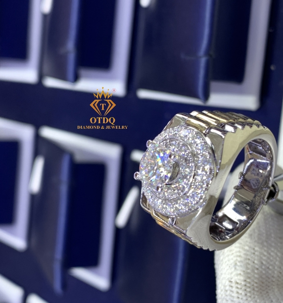 Nhẫn Kim Cương Rolex 6.3li Vàng 14k - N111