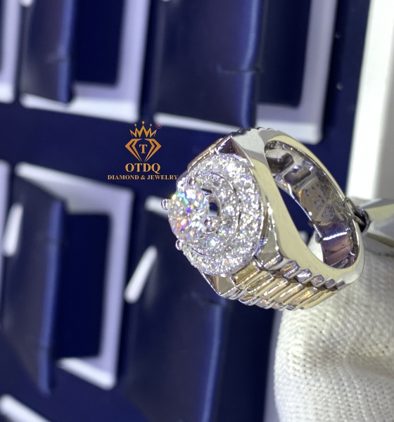 Nhẫn Kim Cương Rolex 6.3li Vàng 14k - N111