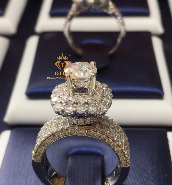 NHẪN NỮ MOISSANITE 6.3li - N113