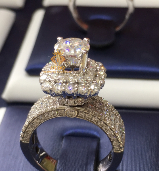 NHẪN NỮ MOISSANITE 6.3li - N113