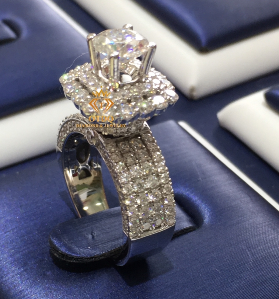 NHẪN NỮ MOISSANITE 6.3li - N113