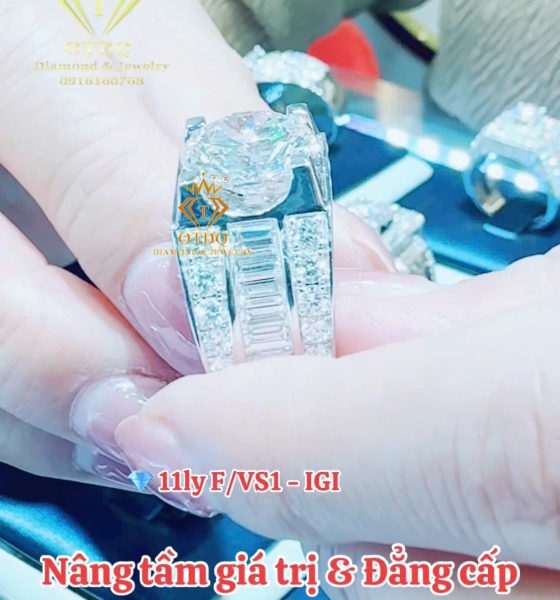 Nhẫn NAM 11li Luxury Thời thượng & Đẳng cấp 