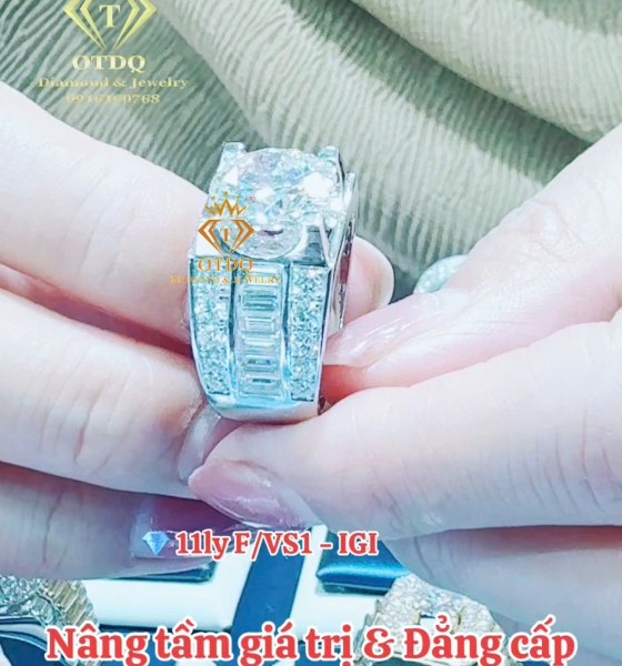 Nhẫn NAM 11li Luxury Thời thượng & Đẳng cấp 